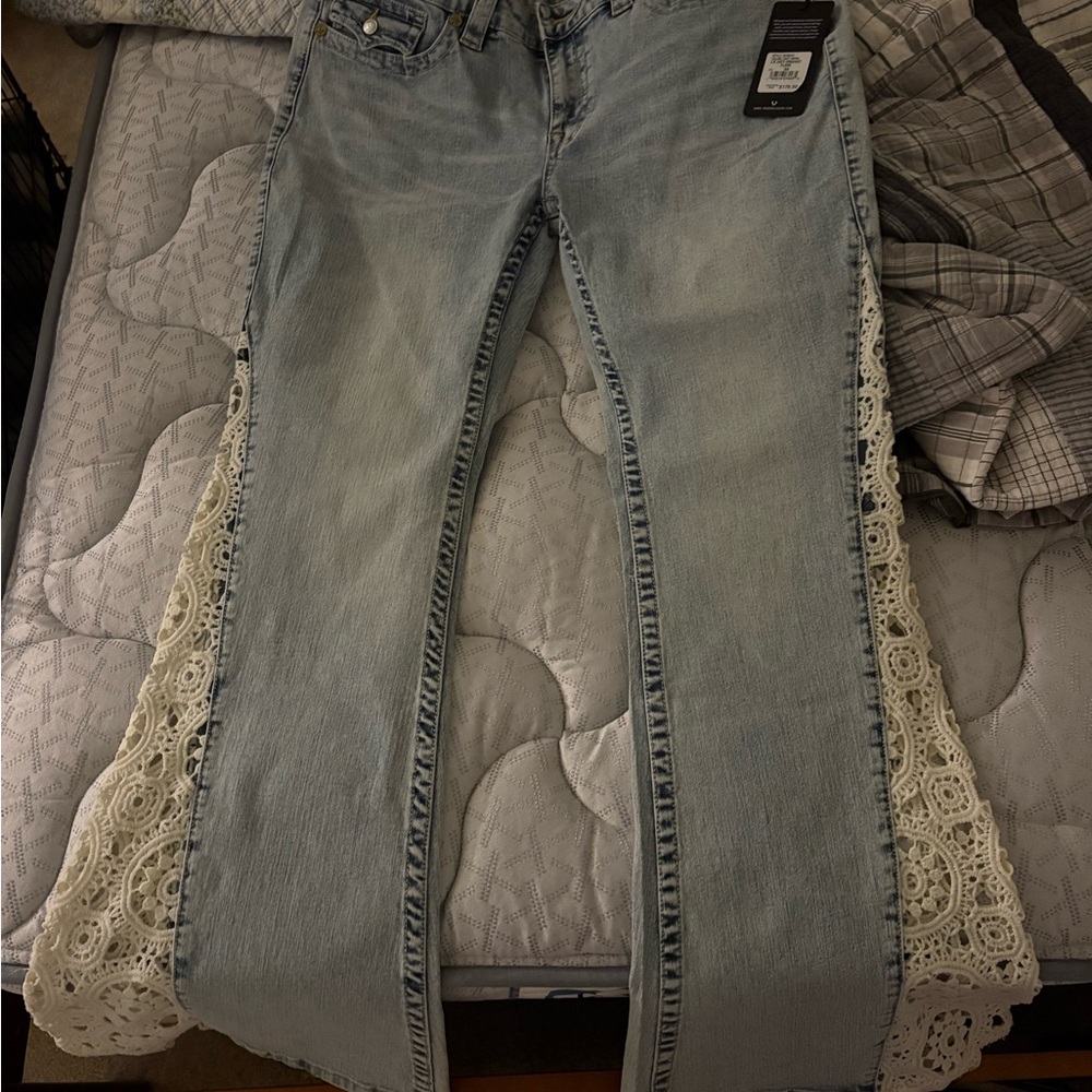 True Religion Light Wash Denim Jeans